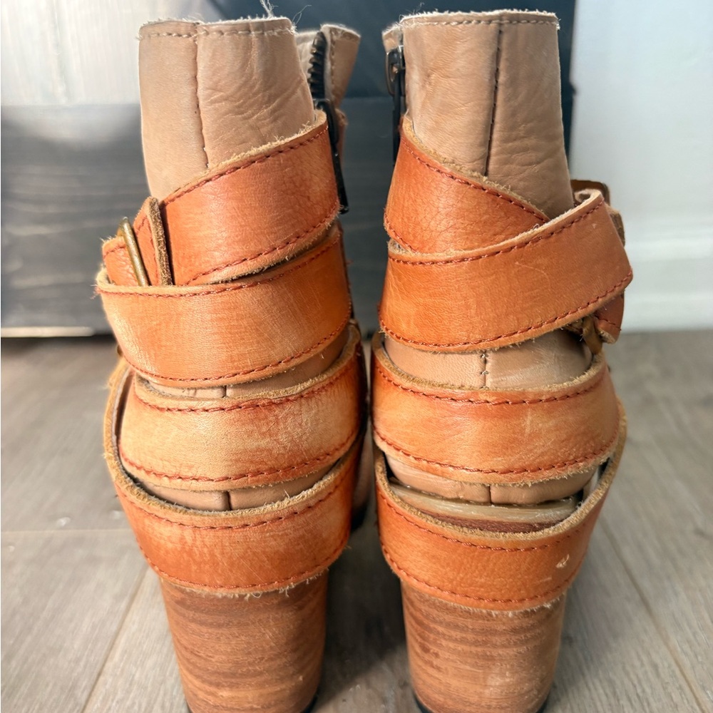 Freebird by Steven Hustle leather ankle boot womens 6 - Picture 3 of 7